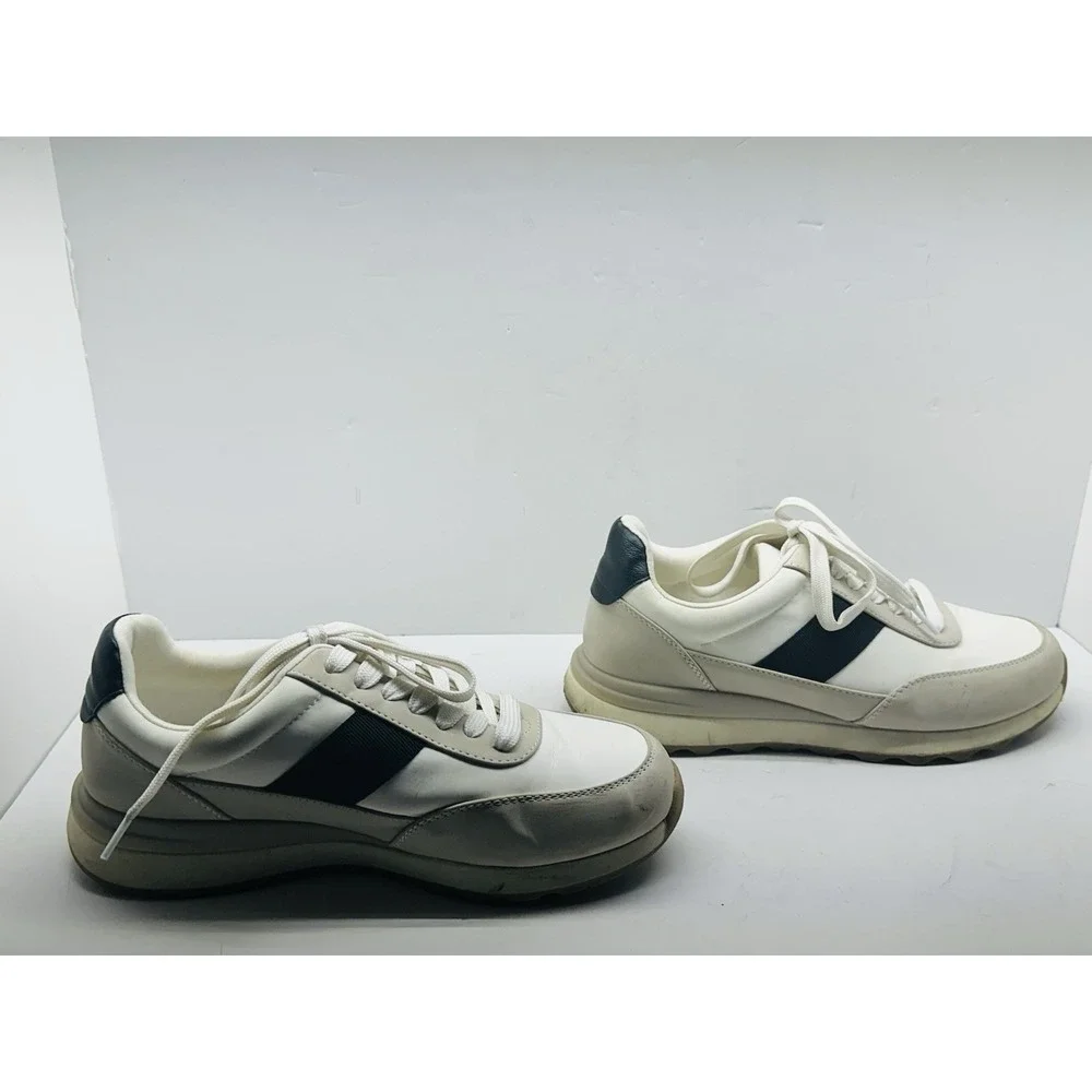 Dolce Vita Women's White Black Beige Lace Sneakers Casual Shoes size 9